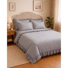 100% Çift Kişilik Fırfırlı Nevresim Takımı