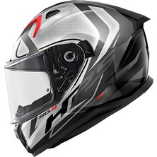 GIVI 50.8 RACER MAT SİYAH-TITANIUM-GRİ KASK