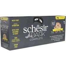 Schesir After Dark Pate Et Suyunda Karışık Lezzetler Yetişkin Konserve Kedi Maması 1 Adet 12X80 gr