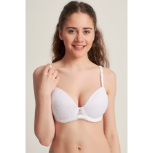 Pemilo Kadın 171012 Desteksiz Dolgusuz Dantelli Sütyen