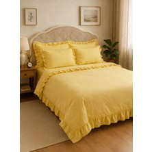 100% Çift Kişilik Fırfırlı Nevresim Takımı