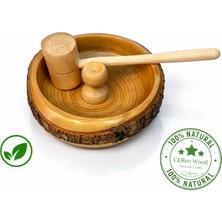 Ceren Wooden Kiraz Ağacından El Yapımı Ceviz Kıracağı