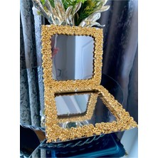 Atabey Home Collection 2 Adet Kahve & Çay & Sunum Tepsisi Metal Döküm Full Döküm Model