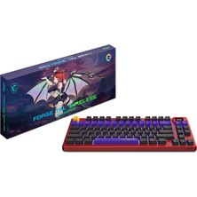 MSI Msı Gg Forge Tkl Wıreless Mlg Edıtıon Red Us Mekanik Gamıng Klavye LCD Ekran Ktt Hıfı Lınear Hot-Swappable Swıtch Pbt Tuş Takımı