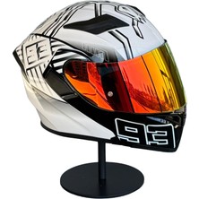 Scharf 902 Çene Açılır Motosiklet Kaskı – Güneş Gözlüklü (Dark Red Vizörlü) H3