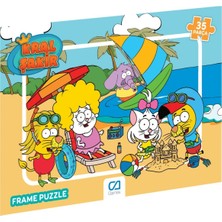Ca Games Kral Şakir Lisanslı 35 Parça Çerçeveli 34X24CM Çocuk Puzzle Yapboz Serisi