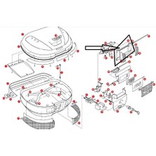 GIVI Z367N ÇANTA KİLİT MEKANİZMA KAPAK ÜST E52