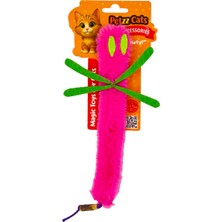 Petzzcats Sinek Matatabi ve Çıngırak Sesli Peluş Kedi Oyuncağı Pembe 24X15 cm