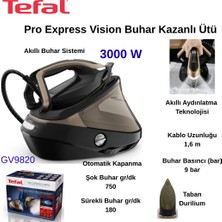 Tefal Pro Express GV9820 Vision Buhar Kazanlı Ütü + Hassas Mutfak Tartısı Hediye