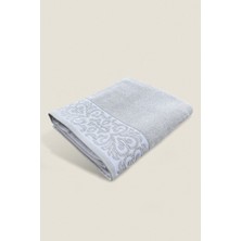 Ellaline Roma Banyo Havlusu %100 Pamuk Sertifikalı Güpürlü Desen 90X140CM - Sütlü Kahve (1 Adet)