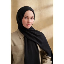 Armanda Lyocell Viskon Nomade Desen Şal 3354-SIYAH