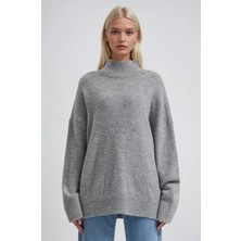 Lijuri Geniş Lastikli Oversize Triko Kazak 1414