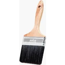 Doğuş Fırça Yılsan Fırça 01 010 Ahşap Saplı Yağlı Boya Fırçası Siyah Kıllı No:4