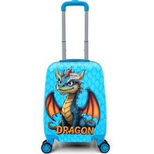 Coral High Kids Dragon Desenli Çocuk Valizi 16697