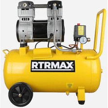 RTRMAX RTM735 Sessiz Hava Kompresörü 50 Lt 1.50 Hp / 1.10 Kw 8 Bar