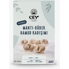 Cey Natural Cey Mantı-Börek Hamur Karışımı 220 gr Glutensiz, Vegan ve Mayasız Özellikte