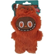 Petzzdogs Labubu Peluş Köpek Çiğneme Oyuncağı Turuncu