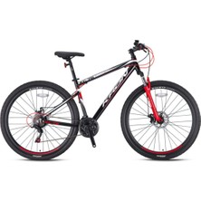 Feyza Design Dağ Bisikleti 27.5" Jant, 21 Vites, Siyah Kırmızı Füme, 17 Kadro
