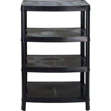 Kıratlı Lüx 4 Katlı Plastik Ayakkabılık