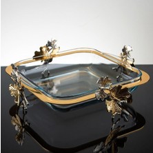 Atabey Home Kelebek Döküm Ayaklı Kare Borcam 22 cm