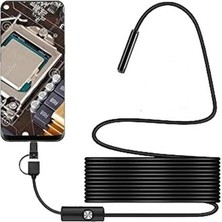 Sezy Endoskop Yılan Kamera 10 Metre Iphone,ios,android Uyumlu 8mm Sert Kablo