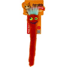 Petzzcats Zobi Matatabi ve Çıngırak Sesli Peluş Kedi Oyuncağı Turuncu 19X5 cm