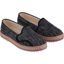 Cotto Shoes Kırçıl Gri Keten Kadın Sneaker