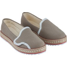 Cotto Shoes Vizon Keten Kadın Sneaker