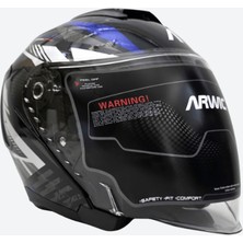 Arvic Street Yarım Motosiklet Kaskı Blue