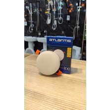 5li Paket Atlantis 10 Watt Iç Çapı Ayarlanabilir Panel Beyaz Işık Yüksek Lümen