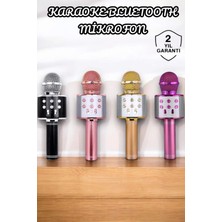 Argesco Mühendislik Şarjlı ve Uzun Pil Ömürlü Karaoke Mikrofon USB Bellek Destekli, Profesyonel Ses