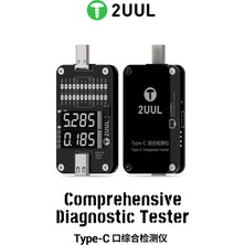 Kızılelma Teknik 2uul PW32 Type-C Port Kapsamlı Tanılama Cihazı, Gerçek Zamanlı Şarj Algılama Özelliğiyle