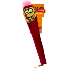 Petzzcats Crazy Matatabi ve Çıngırak Sesli Peluş Kedi Oyuncağı Bordo 36X6 cm