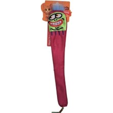 Petzzcats Crazy Matatabili ve Çıngırak Sesli Peluş Kedi Oyuncağı Bordo 36X6 cm