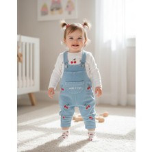 Baby Buu Laura Baby Kiraz Desenli Kız Çocuk Bebek Tulum