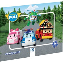 Ca Games Robocar Poli Lisanslı 35 Parça Çerçeveli 34X24CM Çocuk Puzzle Yapboz Serisi