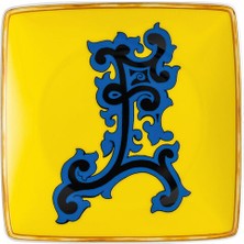 Versace Holiday Alphabet 12 cm Kare Tabak E HARFI 11940-403685-15253