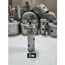 Örnek Mermer Sulu Vakumlu Karot 22 mm