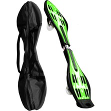 Feyza Design Çantalı 2 Tekerlekli Waveboard Kaykay, Eğlence ve Hızlı Sürüş Keyfi