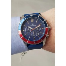 Daniel Klein Lacivert Silikon Kordon Takvimli Erkek Kol Saati