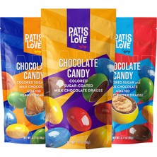 Patiswiss Patislove Karışık Chocolate Candy Set, 90G x 3 Adet