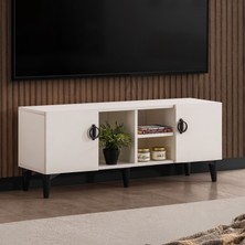 Setay Blesk Tv Ünitesi, 120 cm Vegas Tv Sehpası Kapaklı Ünite