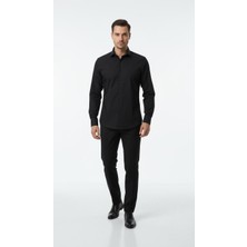 Kadir Büyükkaya Italyan Yaka Gömlek OUTLET-KAO4996S