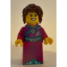 Orjinal LEGO Minifigür Princess Pink Dress Castle