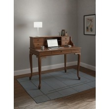 Gazzini Furniture Crown Fransız Still Raflı Ahşap Çalışma Masası 80X125