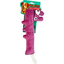 Petzzdogs Donk Sesli Dayanıklı Peluş Köpek Çiğneme Oyuncağı Pembe 34X11 cm