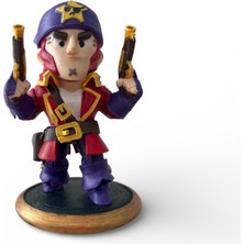 El Yapımı Brawl Stars Korsan Colt El Boyaması 3D Baskı Koleksiyon Figürü – Fan Art Özel Tasarım (13 Cm)
