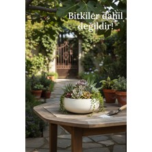 binbirdemet El Yapımı Dekoratif Saksı - Minimal Dekor - Mumluk | Renkli Dekoratif Seri