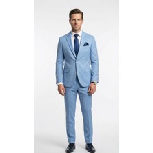 Plus Scorpion Erkek 3 Parça Slim Fit  Takım Elbise –klasik Likralı Kumaş, Tek Düğme, Çift Yırtmaçlı Modern Kesim (Ceket Yelek Pantolon)