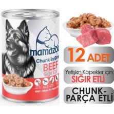 Mamazoone Biftekli Yetişkin Köpek Maması 12 Adet